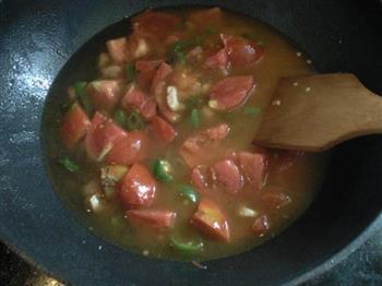 柿子肉丁蛋花汤的做法步骤6