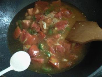柿子肉丁蛋花汤的做法步骤7