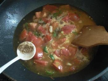 柿子肉丁蛋花汤的做法步骤8