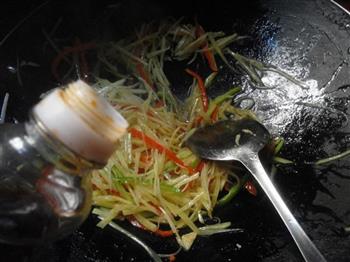 双椒土豆丝的做法步骤8