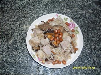 冬菇排骨芋头焖饭的做法步骤16