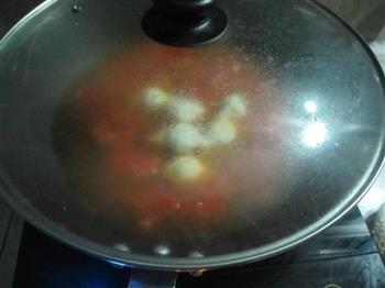 西红柿鱼丸汤面的做法图解8