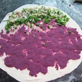 紫薯馅卷饼的做法步骤5