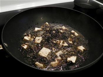 味噌豆腐紫菜汤的做法图解5