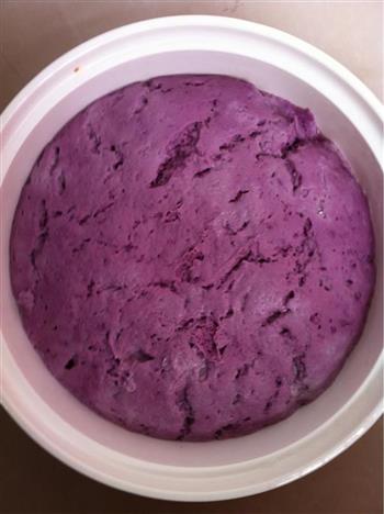 紫薯花样馒头的做法图解3