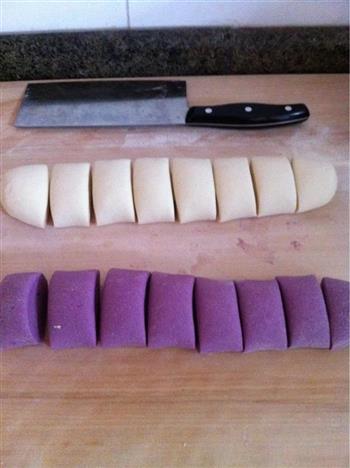紫薯花样馒头的做法图解6