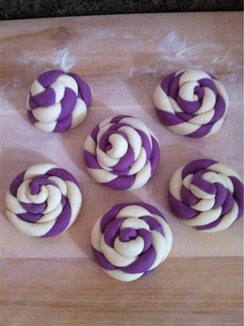 紫薯花样馒头的做法图解9