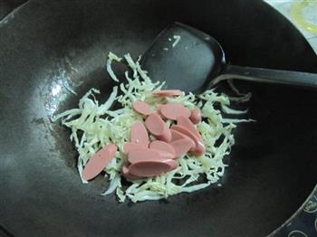 白菜炝汤面的做法图解5