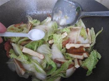 素鸡炒白菜的做法步骤11