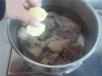 香菇炖土鸡的做法步骤4