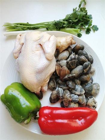 铁锅蛤蜊鸡的做法步骤1