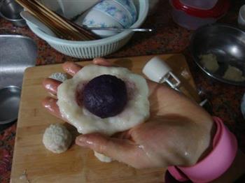 紫薯冰皮月饼的做法图解11
