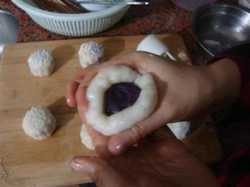 紫薯冰皮月饼的做法图解12