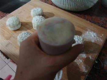 紫薯冰皮月饼的做法步骤13