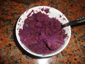 紫薯冰皮月饼的做法步骤4