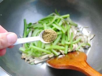 清炒香芹豆干的做法步骤8