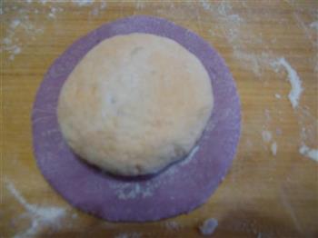 紫薯南瓜馒头花的做法图解13