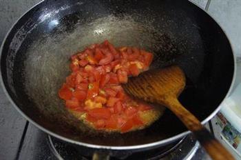番茄榨菜蛋汤的做法图解4