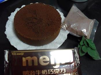 巧克力落叶蛋糕的做法步骤1