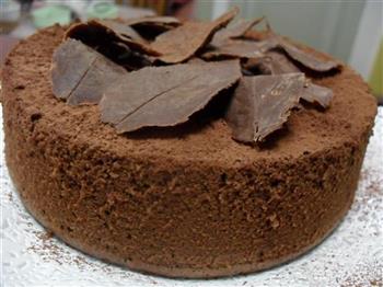 巧克力落叶蛋糕的做法图解6