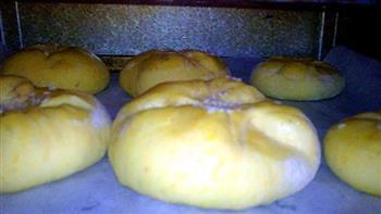 黑米豆沙南瓜面包的做法步骤12
