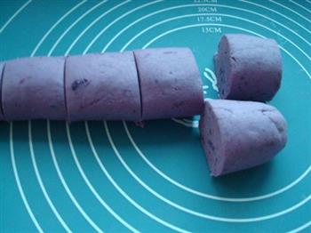 豆浆紫薯豆沙饼的做法图解11