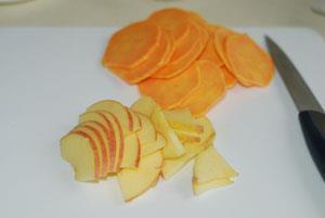 苹果红薯奶油烤菜的做法图解3