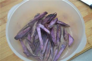 紫薯条的做法步骤4