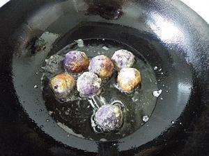 炸紫薯丸子的做法图解6