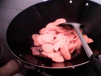 胡萝卜炒肉的做法步骤3