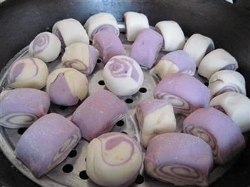 紫薯红薯小馒头的做法步骤7