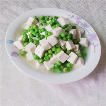 豌豆烩豆腐的做法图解8