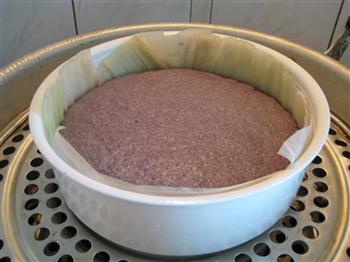 紫米发糕的做法步骤10