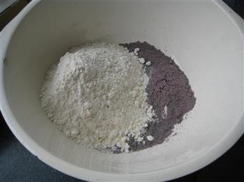 紫米发糕的做法步骤4