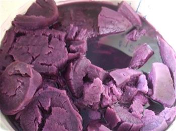 紫薯发糕的做法步骤1