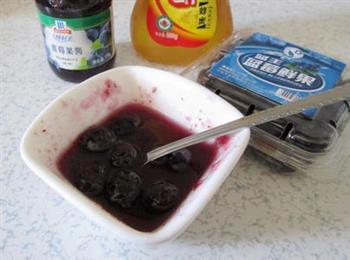 蓝莓甜豆花的做法步骤8
