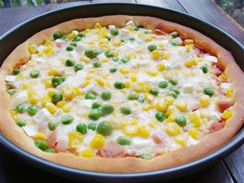 蔬菜香肠披萨的做法步骤12