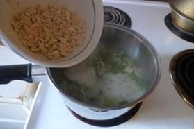 油菜虾皮疙瘩汤的做法步骤9