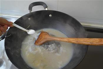 豆浆鱼头年糕汤的做法步骤8