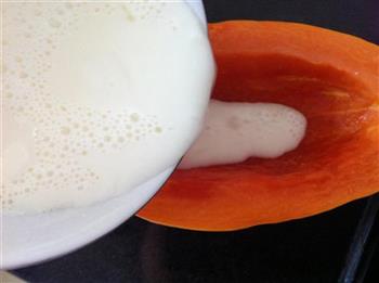 木瓜牛奶冻的做法图解3