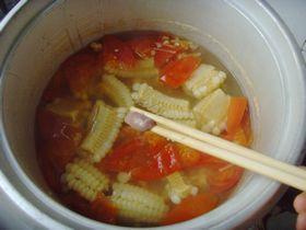 玉米猪肝浓汤的做法步骤12