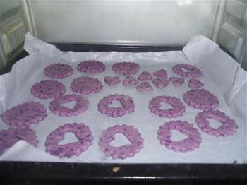 紫山药饼干的做法步骤10
