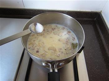 法式豆浆蘑菇浓汤的做法图解10