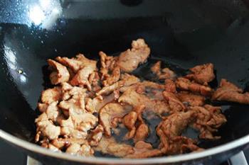芹菜香干炒肉片的做法步骤4