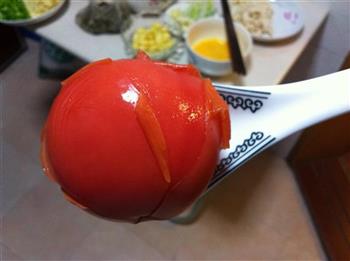 白果西红柿炒蛋的做法步骤3