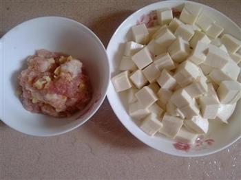 肉末豆腐的做法步骤2