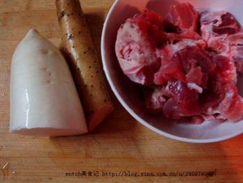萝卜山药炖排骨的做法步骤1