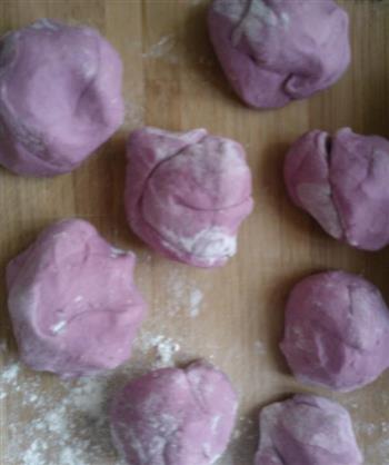 紫薯奶香小馒头的做法步骤5