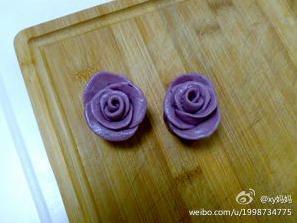 紫色玫瑰馒头的做法图解13