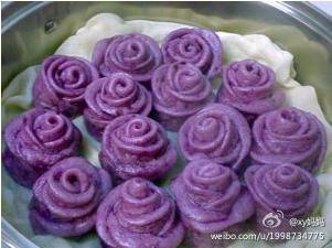 紫色玫瑰馒头的做法图解15